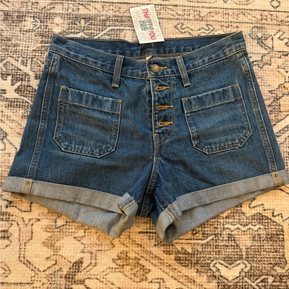 Levi's Blue Jean Shorts for Women - Picture 1 of 3